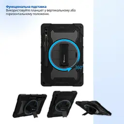 Чохол до планшета BeCover Horizontal handle Samsung Galaxy Tab S10 Plus (SM-X820/SM-X826) 12.4" Black (716002) - мініатюра 3