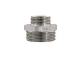 Ніпель RAFTEC латунь, ЗЗ, DN40х25, 1 1/2"х1", нікель, NP0503 - мініатюра 4