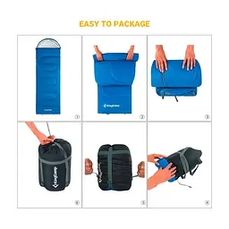 Спальний мішок KingCamp Oasis 250 Blue (KS3121_BLUE_L_01) - мініатюра 7