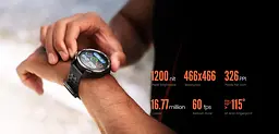 Mibro Смарт-часи GS Pro 2 48мм, 1.43", 466x466, AMOLED, BT 5.3, GPS, 5 ATM, темно-сірий - мініатюра 9