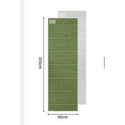 Килимок складаний IXPE Naturehike CNK2450WS044, алюмінієва плівка, 195x60х1,8 см, оливковий зелений - мініатюра 3