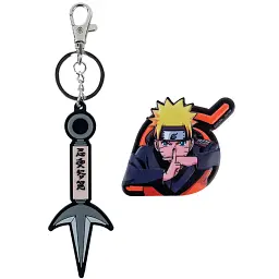 Набір бейдж на липучці та підвіска Kite Naruto NR24-3010-2 - мініатюра 2