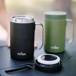 Термокружка Tribe Adventure Mug 450 мл black (T-FA-0032-black) - миниатюра 6