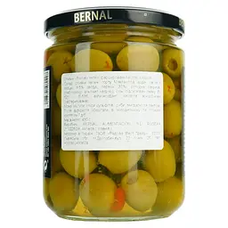 Оливки Bernal Gourmet фаршировані перцем 436 г - мініатюра 4