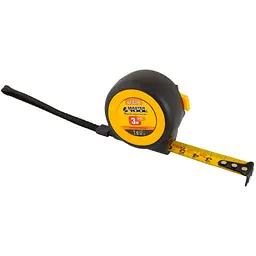 Вимірювальна рулетка MasterTool 3м x 16 мм магніт гумова автостоп