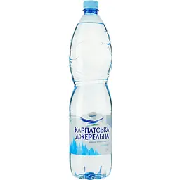Упаковка мінеральної води Карпатська Джерельна негазована 9 л (1.5 л х 6 шт.) - мініатюра 2