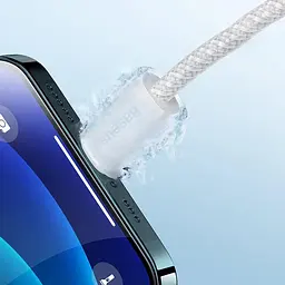 Кабель Baseus Dynamic Series Fast Charging Type-C to Lightning 20W (1m) white (CALD000002) - мініатюра 2