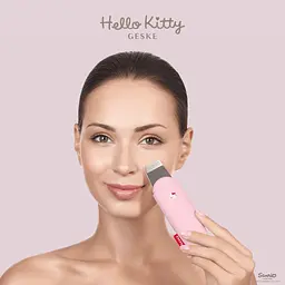 Мікрострумовий скрабер для шкіри та усунення чорних точок GESKE MicroCurrent Skin Scrubber & Blackhead Remover 9 в 1 by Hello Kitty рожевий - мініатюра 7
