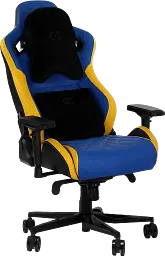 Геймерське крісло GT Racer синє з жовтим (X-0724 Blue/Yellow) - мініатюра 5