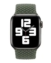 Ремінець Braided Solo Loop Band для Apple Watch 42/44/45mm Inverness Green Size 6 148mm [56262] - мініатюра 2
