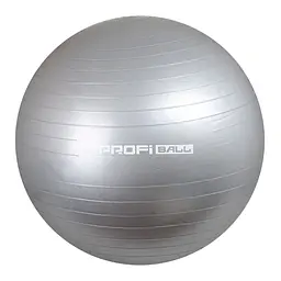 М'яч для фітнесу Profi M 0276 U/R 65 см, фіолетовий Сріблястий