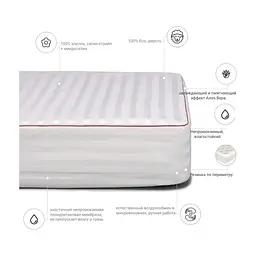 Наматрацник MirSon DeLuxe Woollen Aloe Vera 246 1 (2200000379207) - мініатюра 2