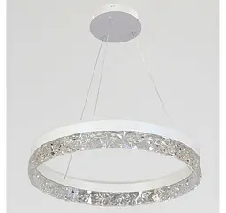 Світлодіодна люстра підвісна Artlight MD230327WH з білим кільцем, 53W - мініатюра 4