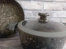 Набір посуду O.M.S. Collection 3028SLC Grey 7 предметів