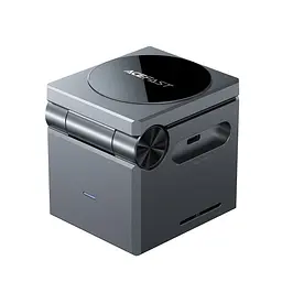 БЗП Acefast E18 Rubik's Cube 3-in-1 Metal gray - мініатюра 4