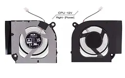 Вентилятор Acer кулер (CPU Fan 12V) для моделей ноутбука Nitro 16 AN16-41, AN16-42, AN16-51, Nitro 17 AN17-41, AN17-51 (DFSCL12E16486M)
