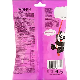 Цукерки Roshen Yummi Gummi Fluffi Pandas Маршмелоу 65 г - мініатюра 2