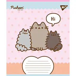Набір зошитів Yes Pusheen Weekend A5 в клітинку 12 аркушів 25 шт. (767607) - мініатюра 5