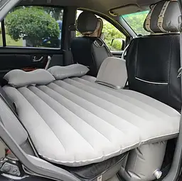 Автомобільний Надувний Матрац Ліжко 138 х 85 x 45 см (2 Подушками та Насос 12В) - мініатюра 3
