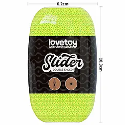 Подвійний мастурбатор Lovetoy Slider Double-Ended Vagina and Anus (коричневий) - мініатюра 2