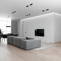 Стельова люстра Skarlat RSLC78074-4 4×1.5W BK 3000K - мініатюра 3