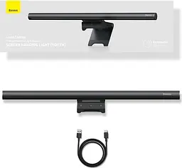 Лампа для монітора Baseus I-wok2 Series USB Asymmetric Light Source Screen Hanging Light Youth - мініатюра 4