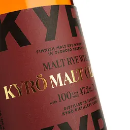 Віскі Kyro Oloroso Malt Rye Finnish Whisky 47.2% 0.7 л в подарунковій коробці - мініатюра 4