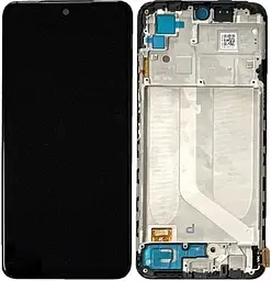 Дисплей для Xiaomi Poco M5s, чорний, з рамкою, High, (OLED)