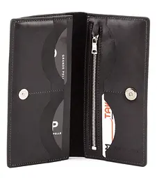 Чоловічий шкіряний портмоне GRANDE PELLE 19,5х10х2,5 см acs0024469 - мініатюра 2