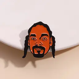 Значок Снуп Догг Snoop Dogg 3 см P SDGG 01 - мініатюра 2