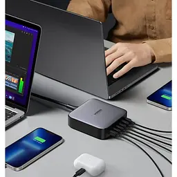 Зарядний пристрій 6xUSB 200W (4хUSB-C+2xUSB-A) Gan Desktop Fast Charger, CD271 Ugreen (40914) - мініатюра 5