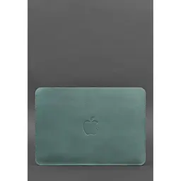 Чохол BlankNote із натуральної шкіри для MacBook 13 дюймів Бірюзовий - мініатюра 4