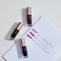 Блиск-пігмент для губ Gosh Lip Stain 001 Shocking Pink 3 мл рожевий - мініатюра 2