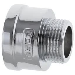 Перехідник (коннектор) Koer 3/4 "х1" (хром) Kf.A0810.Chr KF0136