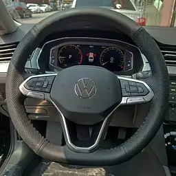 Чохол Обплетення Керма для Volkswagen Passat B8 / Golf 8 / Caddy / Touareg 2019-2022 Шкіра (Модельна Викрійка)