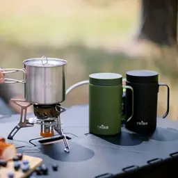 Термокружка Tribe Adventure Mug 450 мл black (T-FA-0032-black) - миниатюра 8