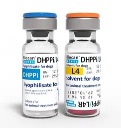 Біокан Новел DHPPi/L4R — комплексна вакцина для собак, 1 мл