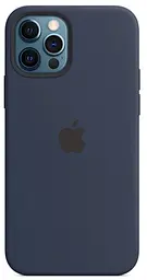 Чохол Silicone Case для Apple iPhone 12/12 Pro (Deep Navy) АА [71426] - мініатюра 2