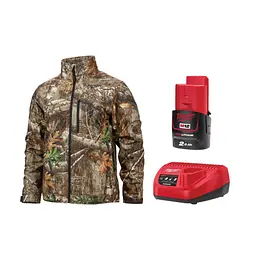 Куртка з підігрівом MILWAUKEE, M12 HJCAMO6-201(XL), камуфляжна (розмір XL) (+зар.пр., 1 акум.Х 2А·год)