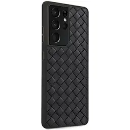 Чохол Primo BV Weaving для смартфона Samsung Galaxy S21 Ultra (SMS998) Black&Red - мініатюра 2
