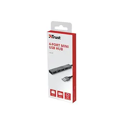 Концентратор Trust Halyx Aluminium 4-Port Mini USB Hub (23786_TRUST) - мініатюра 11