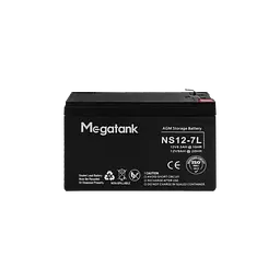Гелевий акумулятор 12В 7А*год (84 Вт*год) для UPS / ДБЖ, батарея Gel Megatank 12V 7Ah