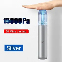 Автомобільний пилосос Baseus A3 Car Vacuum Cleaner 15000 pa Silver - мініатюра 2