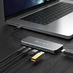 USB-Хаб j5create JCH453-N, USB Type-C 5-в-1 (JCH453-N) - мініатюра 7