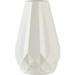 Ваза декоративна МВМ My Home, 20,5 см, біла (DH-FLOWERS-07 WHITE)