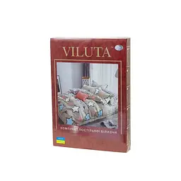 Комплект постільної білизни Viluta двоспальний ранфорс 19004 100% бавовна - мініатюра 4