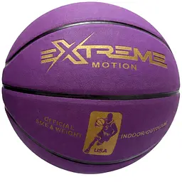 М’яч для баскетболу Extreme Motion №7 PU 620 г професійний розмір для гри в залі та на вулиці