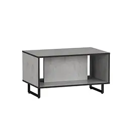 Журнальний столик на ніжках Moreli Forte F-0014 у стилі Loft 800х450х500 мм Бетон Тефра