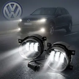 Протитуманні фари LED Volkswagen 45W W/Y (Jetta Tiguan Touareg Touran T5) - мініатюра 5