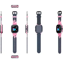 Наручний смарт-годинник дитячий Aishi Q15 з функцією дзвінка 4G і GPS Pink (16419-hbr) - мініатюра 2